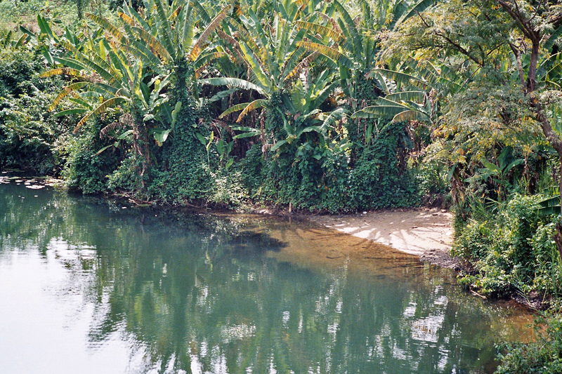 View to and from Adomi Bridge